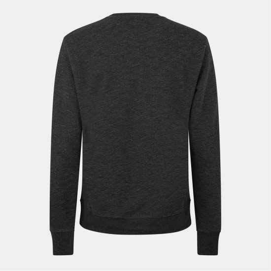 Money Super Slub Crew Black Мъжки горнища на анцуг