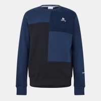 Money Pastel Panel Crew Морска синьо Мъжки горнища на анцуг