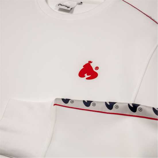 Мъжки горнища на анцуг Money Logo Link Crew Мляко Money Logo Link Crew Мляко Мъжки горнища на анцуг