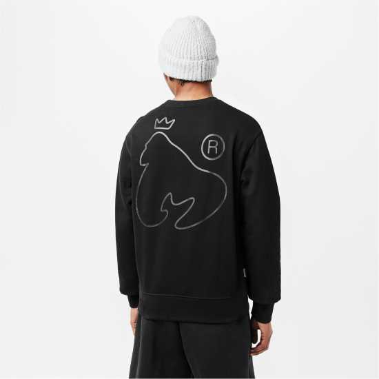 Мъжки горнища на анцуг Money Drop Sig Crew Black Money Drop Sig Crew Black Мъжки горнища на анцуг