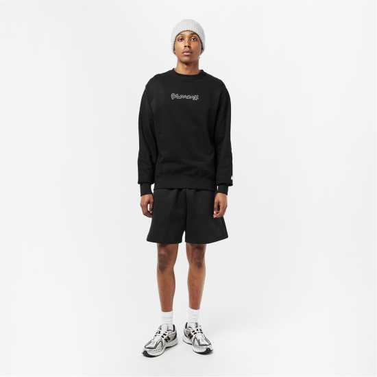 Мъжки горнища на анцуг Money Drop Sig Crew Black Money Drop Sig Crew Black Мъжки горнища на анцуг