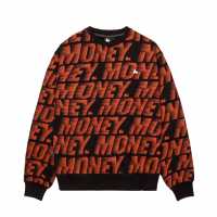 Money Zoom Ape Crew Black Мъжки горнища на анцуг