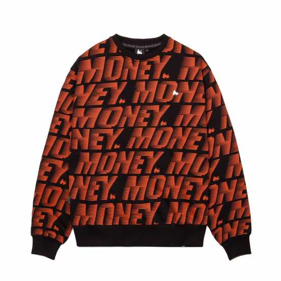 Money Zoom Ape Crew Black Мъжки горнища на анцуг