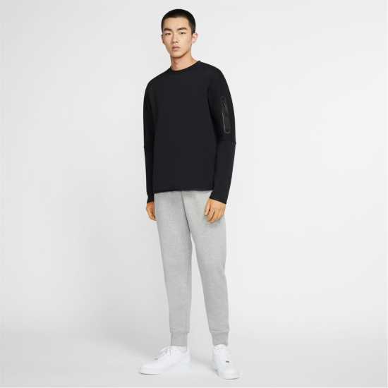 Nike Мъжка Блуза Полар Tech Fleece Sweater Mens Black Мъжки горнища на анцуг