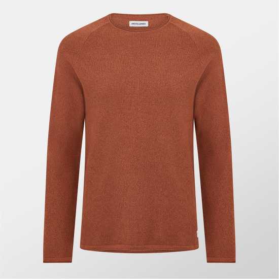 Мъжки горнища на анцуг Мъжки Пуловер Jack And Jones Melange Sweater Mens Моха Бисква Мъжки Пуловер Jack And Jones Melange Sweater Mens Моха Бисква Мъжки горнища на анцуг
