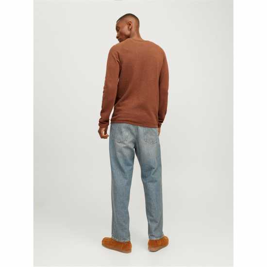 Мъжки горнища на анцуг Мъжки Пуловер Jack And Jones Melange Sweater Mens Моха Бисква Мъжки Пуловер Jack And Jones Melange Sweater Mens Моха Бисква Мъжки горнища на анцуг
