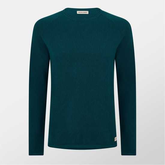 Мъжки Пуловер Jack And Jones Melange Sweater Mens Дълбока морско синьо Мъжки горнища на анцуг