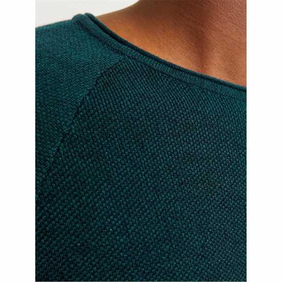 Мъжки Пуловер Jack And Jones Melange Sweater Mens Дълбока морско синьо Мъжки горнища на анцуг