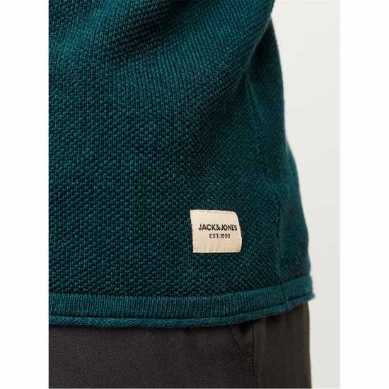 Мъжки Пуловер Jack And Jones Melange Sweater Mens Дълбока морско синьо Мъжки горнища на анцуг