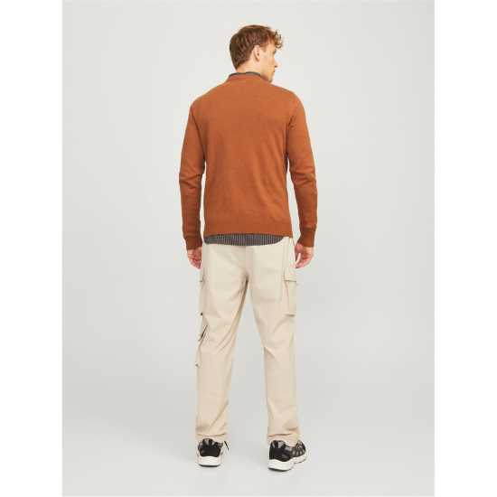 Мъжки горнища на анцуг Мъжка Риза Jack And Jones Knited Sweatshirt Mens Моха Бисква Мъжка Риза Jack And Jones Knited Sweatshirt Mens Моха Бисква Мъжки горнища на анцуг