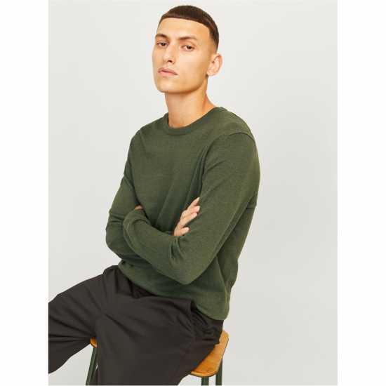Мъжки горнища на анцуг Мъжка Риза Jack And Jones Knited Sweatshirt Mens Зелено Комбу Мъжка Риза Jack And Jones Knited Sweatshirt Mens Зелено Комбу Мъжки горнища на анцуг