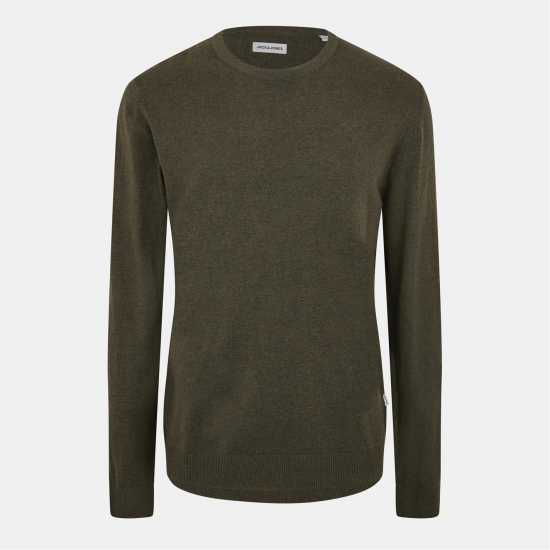 Мъжка Риза Jack And Jones Knited Sweatshirt Mens Олива Нощ Мъжки горнища на анцуг