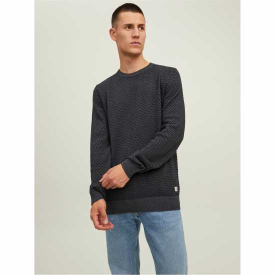 Мъжки горнища на анцуг Jack And Jones Knit Crew Neck Sn99 Jack And Jones Knit Crew Neck Sn99 Мъжки горнища на анцуг