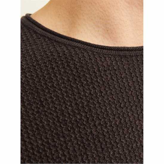 Мъжки Пуловер Обло Деколте Jack And Jones Carpenter Knit Crew Sweater Mens Мулч Мъжки горнища на анцуг