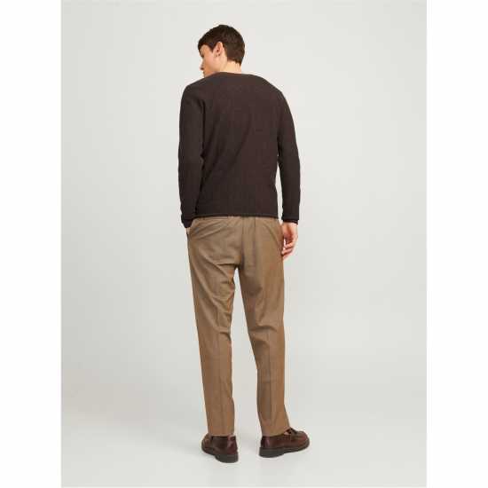 Мъжки Пуловер Обло Деколте Jack And Jones Carpenter Knit Crew Sweater Mens Мулч Мъжки горнища на анцуг