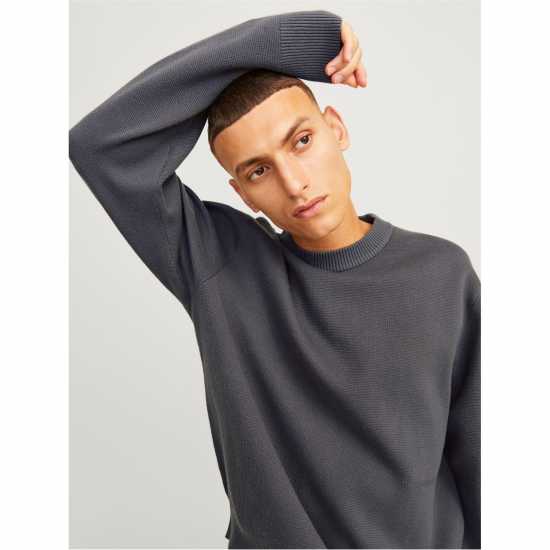 Мъжки горнища на анцуг Jack And Jones Knitted Sweathirt Mens Желязна порта Jack And Jones Knitted Sweathirt Mens Желязна порта Мъжки горнища на анцуг