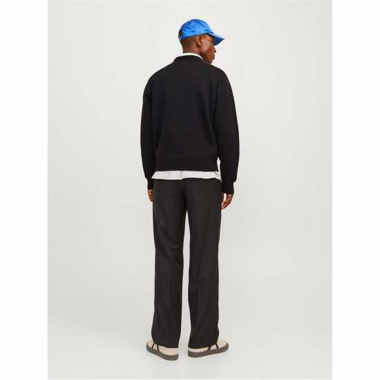 Мъжки горнища на анцуг Jack And Jones Knitted Sweathirt Mens Черно Jack And Jones Knitted Sweathirt Mens Черно Мъжки горнища на анцуг