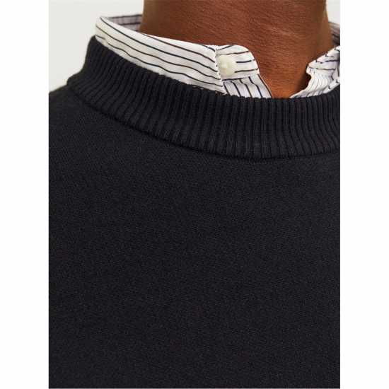 Мъжки горнища на анцуг Jack And Jones Knitted Sweathirt Mens Черно Jack And Jones Knitted Sweathirt Mens Черно Мъжки горнища на анцуг
