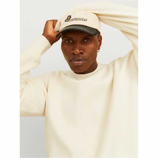 Jack And Jones Knitted Sweathirt Mens Морска сол Мъжки горнища на анцуг