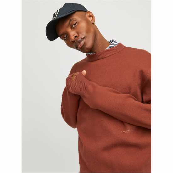 Мъжки горнища на анцуг Jack And Jones Knitted Sweathirt Mens Бранди Браун Jack And Jones Knitted Sweathirt Mens Бранди Браун Мъжки горнища на анцуг