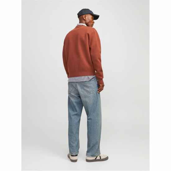 Мъжки горнища на анцуг Jack And Jones Knitted Sweathirt Mens Бранди Браун Jack And Jones Knitted Sweathirt Mens Бранди Браун Мъжки горнища на анцуг