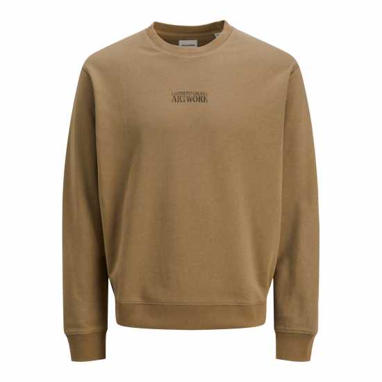 Jack And Jones Graphic Sweater Sn99 Кориандър Мъжки горнища на анцуг