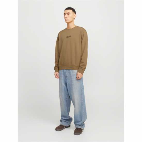 Jack And Jones Graphic Sweater Sn99 Кориандър Мъжки горнища на анцуг