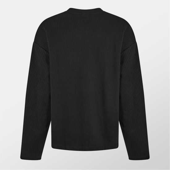 Мъжки Пуловер Обло Деколте Jack And Jones Crew Neck Sweater Mens Черно Мъжки горнища на анцуг