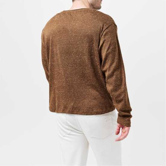 Мъжки Пуловер Jack And Jones Melange Sweater Mens  Мъжки горнища на анцуг