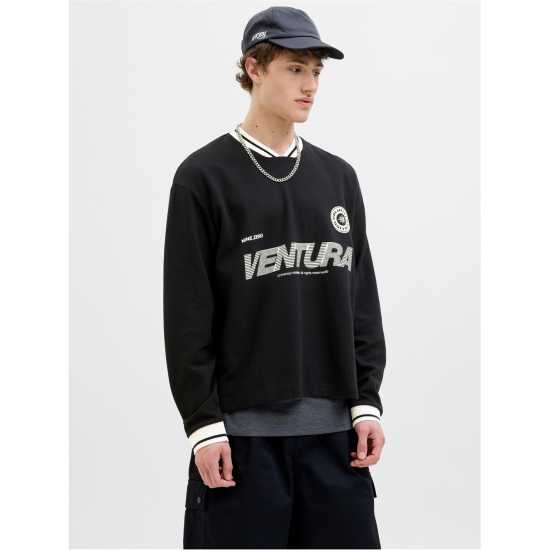 Мъжки горнища на анцуг Jack And Jones Sports Sweatshirt Jack And Jones Sports Sweatshirt Мъжки горнища на анцуг