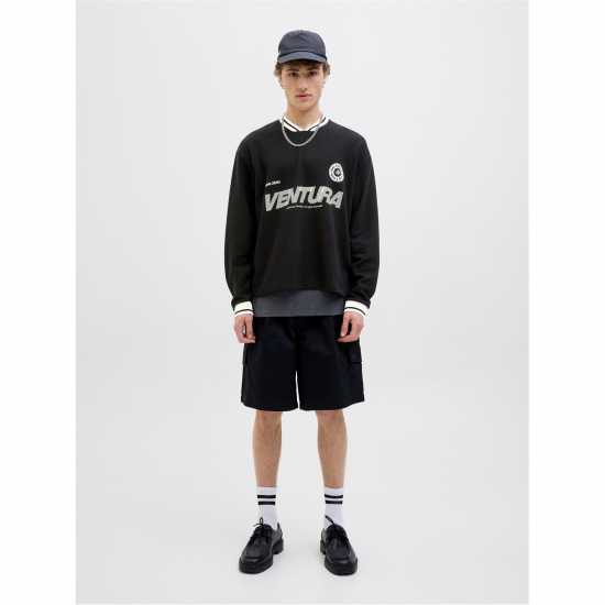 Мъжки горнища на анцуг Jack And Jones Sports Sweatshirt Jack And Jones Sports Sweatshirt Мъжки горнища на анцуг