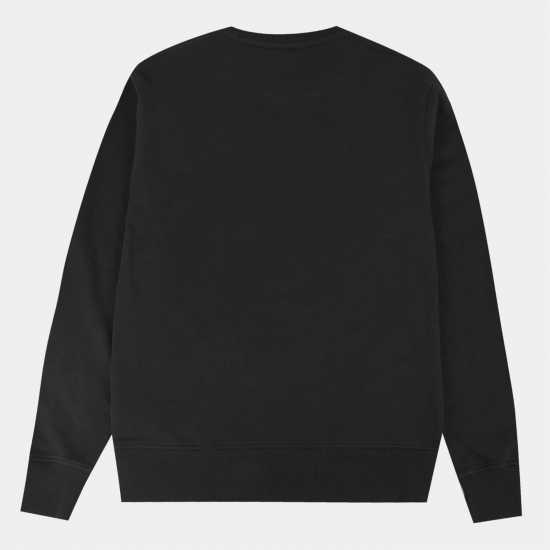 Us Polo Assn Small Sweatshirt Black Мъжко облекло за едри хора