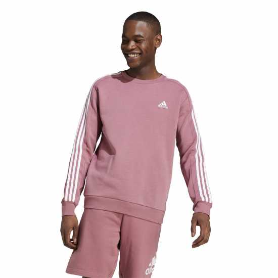 Мъжки горнища на анцуг Adidas Мъжка Блуза Полар Essentials 3-Stripes Fleece Sweatshirt Mens Бордово Adidas Мъжка Блуза Полар Essentials 3-Stripes Fleece Sweatshirt Mens Бордово Мъжки горнища на анцуг