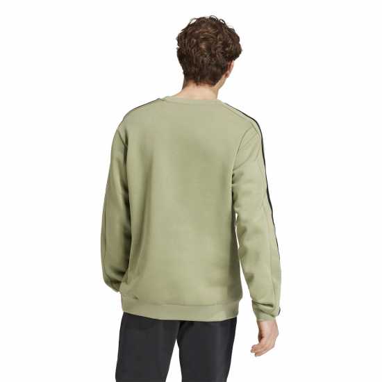 Мъжки горнища на анцуг Adidas Мъжка Блуза Полар Essentials 3-Stripes Fleece Sweatshirt Mens Зелен палатка Adidas Мъжка Блуза Полар Essentials 3-Stripes Fleece Sweatshirt Mens Зелен палатка Мъжки горнища на анцуг