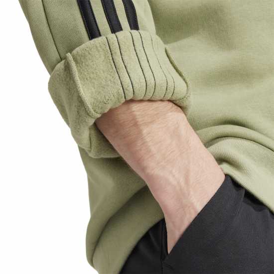 Мъжки горнища на анцуг Adidas Мъжка Блуза Полар Essentials 3-Stripes Fleece Sweatshirt Mens Зелен палатка Adidas Мъжка Блуза Полар Essentials 3-Stripes Fleece Sweatshirt Mens Зелен палатка Мъжки горнища на анцуг