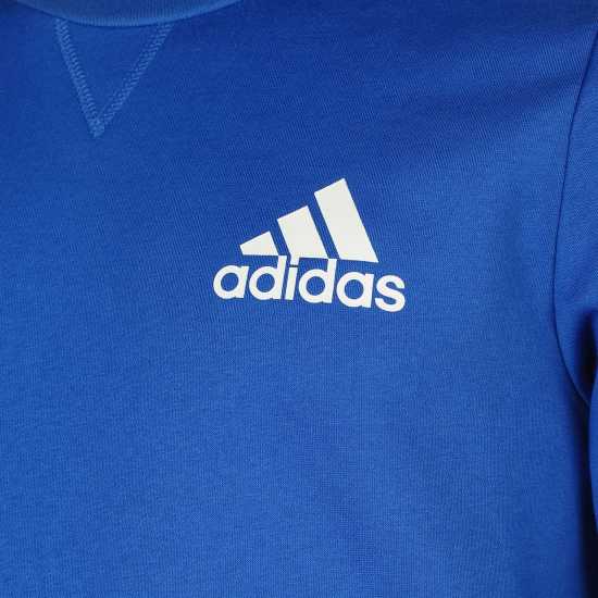 Adidas Мъжка Блуза Полар Essentials 3-Stripes Fleece Sweatshirt Mens Свети синьо Мъжки горнища на анцуг