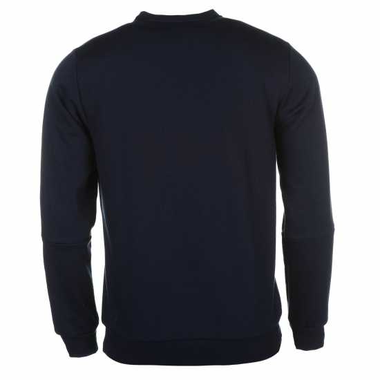 Adidas Мъжка Блуза Полар Essentials 3-Stripes Fleece Sweatshirt Mens Морско синьо/Бяло Мъжки горнища на анцуг