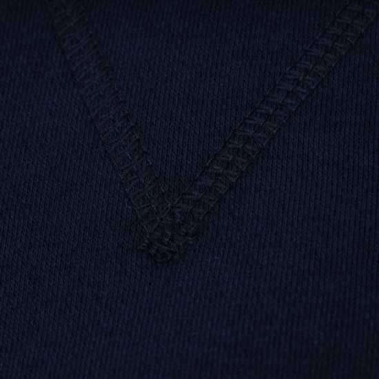 Adidas Mens Crew 3-Stripes Pullover Sweatshirt Navy/White Мъжки полар