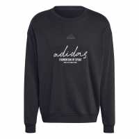 Adidas Мъжка Риза Bl Ft Crw Q3 Sweatshirt Mens  