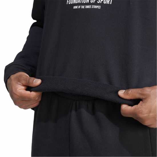 Adidas Мъжка Риза Bl Ft Crw Q3 Sweatshirt Mens  