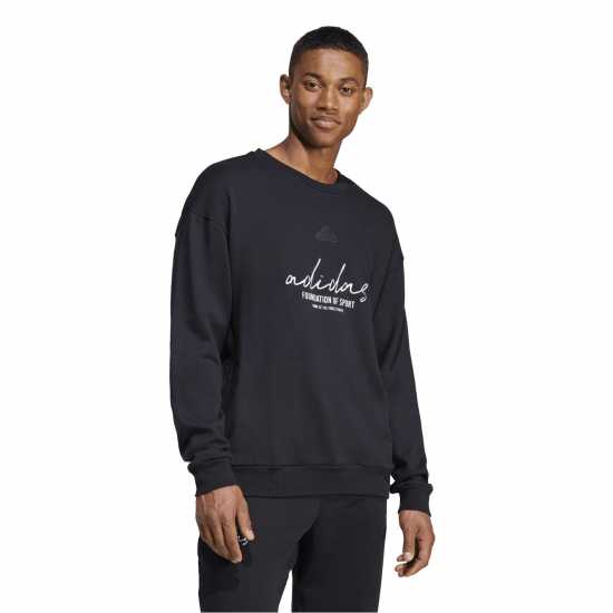 Adidas Мъжка Риза Bl Ft Crw Q3 Sweatshirt Mens  