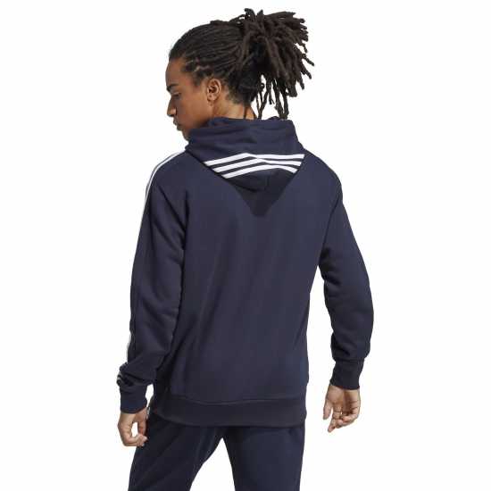Adidas Essentials Fleece 3 Stripes Hoodie Mens  Мъжко облекло за едри хора