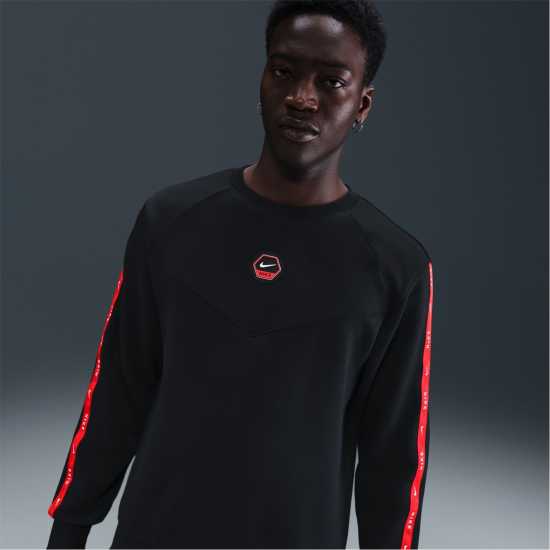 Nike City Crew Sn61 Black/Red Мъжки горнища на анцуг