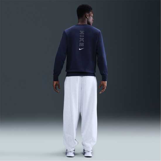 Nike City Crew Sn61 Navy/Platinum Мъжки горнища на анцуг