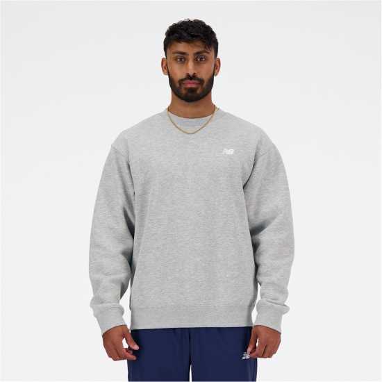 New Balance Balance Fleece Crewneck Sweatshirt Grey Мъжки горнища на анцуг