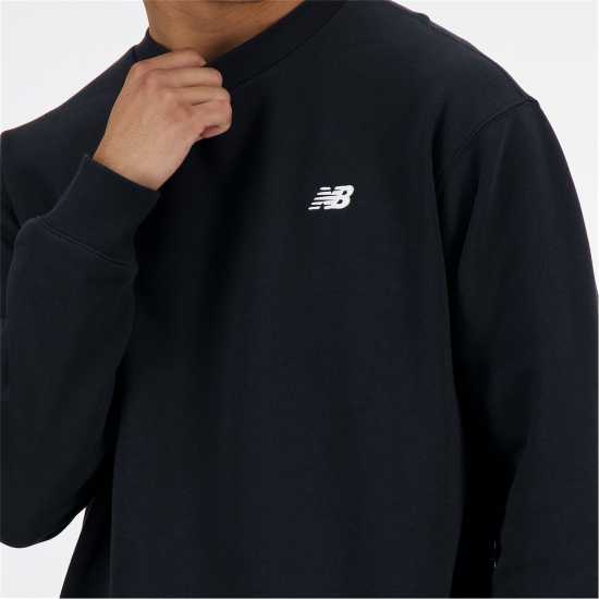 New Balance Balance Fleece Crewneck Sweatshirt Black Мъжки горнища на анцуг