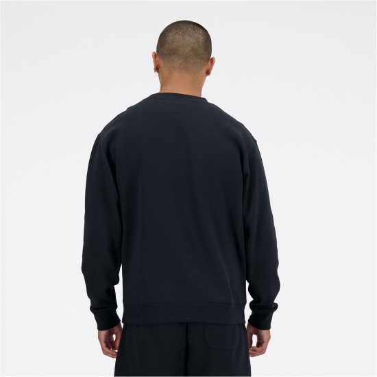 New Balance Balance Fleece Crewneck Sweatshirt Black Мъжки горнища на анцуг