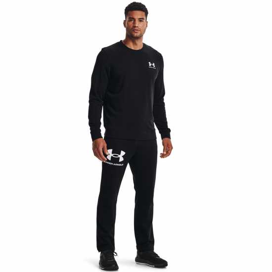 Мъжки горнища на анцуг Under Armour Мъжки Пуловер Обло Деколте Armour Rival Terry Crew Sweater Mens Black Under Armour Мъжки Пуловер Обло Деколте Armour Rival Terry Crew Sweater Mens Black Мъжки горнища на анцуг
