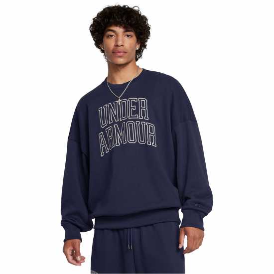 Under Armour Icon Hwt Crew Sn99 Blue Мъжки горнища на анцуг