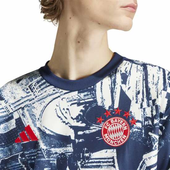 Мъжки горнища на анцуг Adidas Bayern Munich Pre-Match Warm Up Top 2023 2024 Adults Adidas Bayern Munich Pre-Match Warm Up Top 2023 2024 Adults Мъжки горнища на анцуг